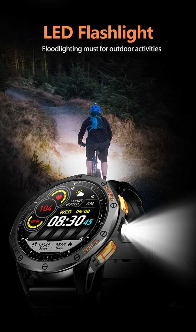 K67 Smart Watch, K67 Smartwatches, K67 Watch with Flashlight, K67 Watch with Light, K67 Waterproof Watch, GPS Smart Watch, Smartwatch with Light, Smart Watch with Light, Watch with LED Light, AMOLED Smart Watch